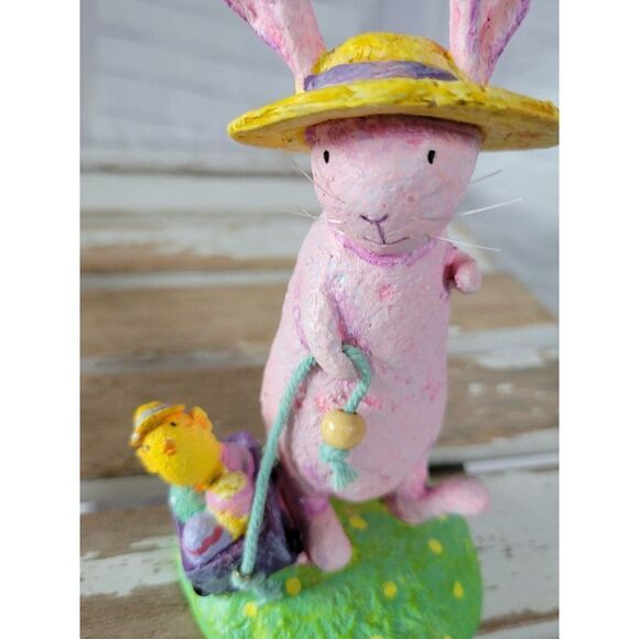 Midwest Cannon falls Easter bunny rabbit chick spring decor shabby chic David Wa - Picture 2 of 9
